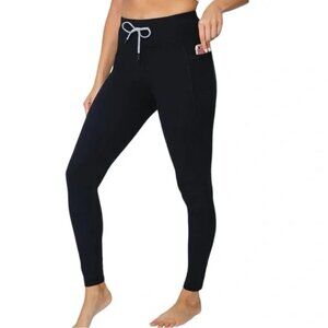 Yogalicious Lux  high waisted leggings with drawstring and pockets.